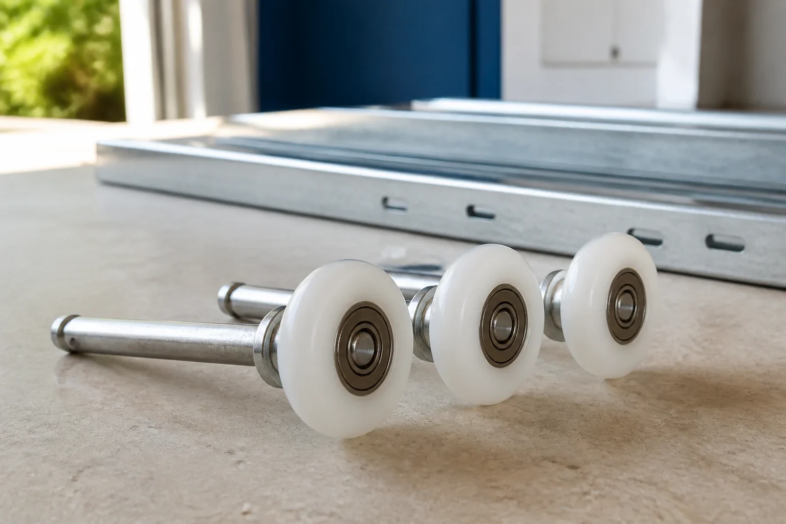 Garage door roller replacement